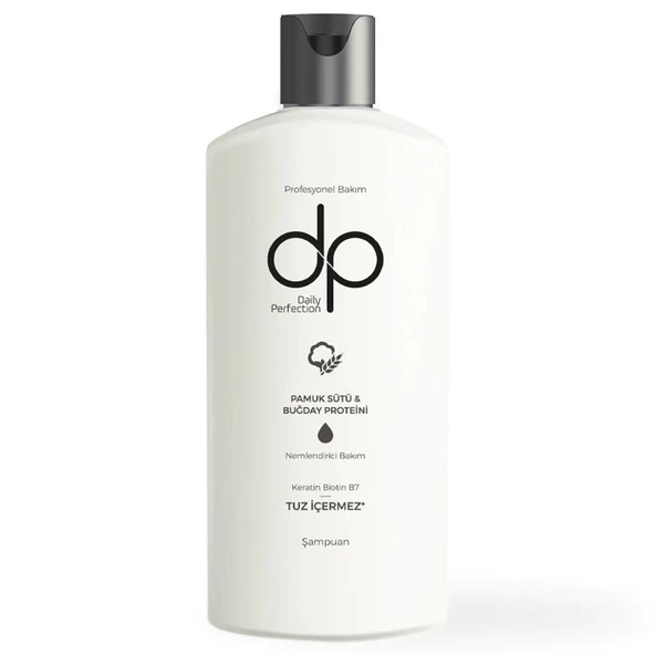 DP Tuzsuz Şampuan Pamuk Sütü ve Buğday Proteini 250 Ml