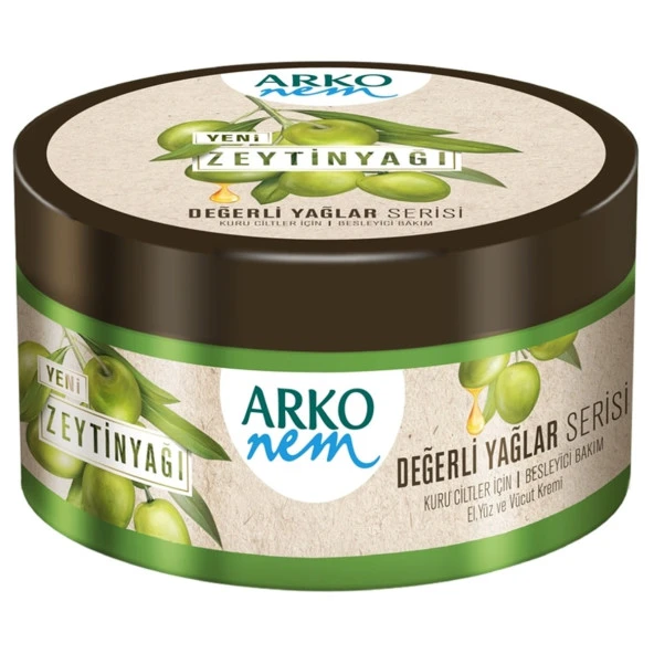 Arko Nem Değerli Yağlar Zeytinyağlı Krem 250 Ml