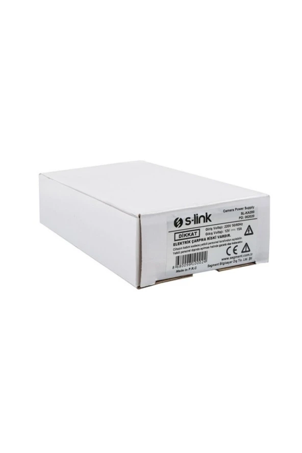 15amper 12v Sl-ka200 195w Metal Cctv Adaptör - 4