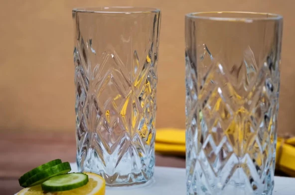 Glass In Love Prizma Desenli 6lı Su Bardağı 250 cc