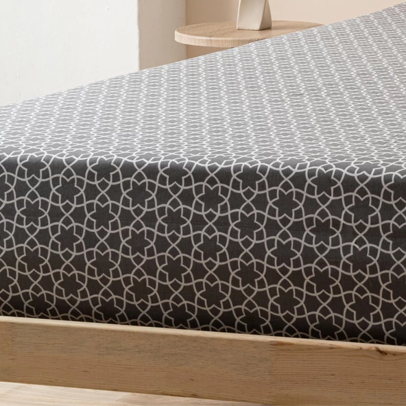 Soley | Mix & Match | Blanj | %100 Pamuklu Tek Kişilik 160 x 240 Çarşaf - 2