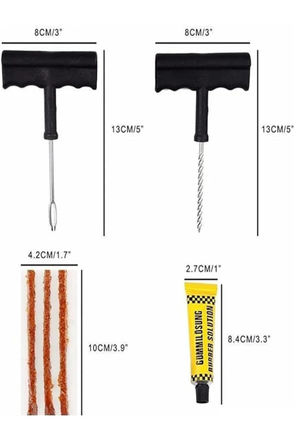 pekars MOTOSİKLET LASTİĞİ TAMİR KİTİ - Resim 5