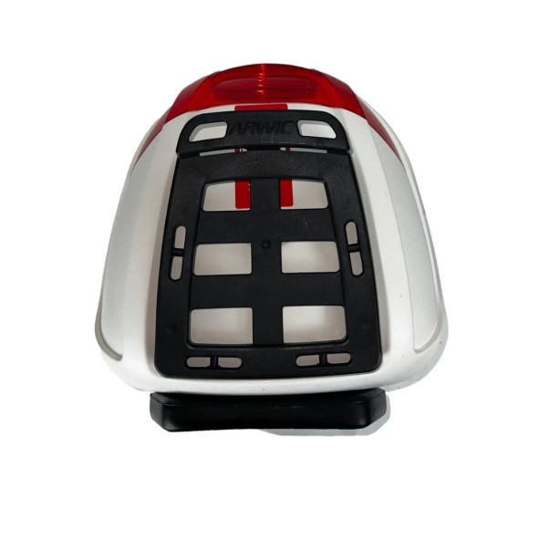 Motorsiklet Arka Çanta 32 Litre Beyaz Sırt Dayamalı Üst Tabakalı Full Set - 3