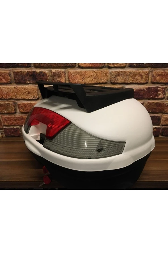 arwic Motorsiklet Arka Çanta Arwıc 46 Litre Full Beyaz - 2