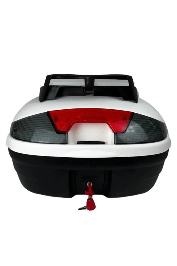 arwic Arwic Motosiklet Arka Çanta Topcase 46 Lt Beyaz Sırt Dayamalı - 3