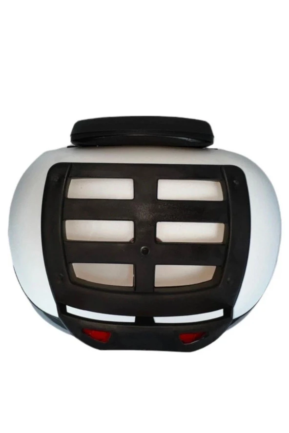 arwic Arwic Motosiklet Arka Çanta Topcase 46 Lt Beyaz Sırt Dayamalı - 4