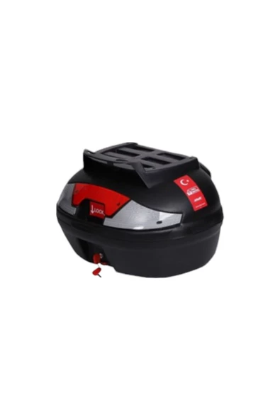 Motorsiklet Arka Çanta Kargo Tipi 46lt Büyük Boy Siyah ürün görseli 1