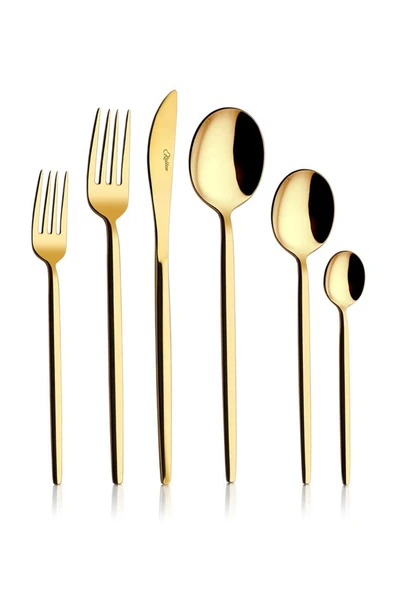 Kalben Amore Titanyum Parlak Gold 36 Parça Çatal Kaşık Bıçak Takımı - 2