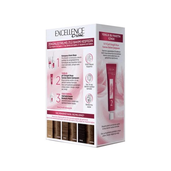LORÉAL PARİS EXCELLENCE 6.35 CREME - 3