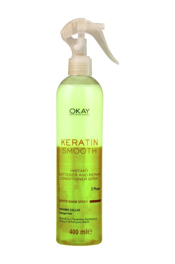 Okay Keratin Smooth Onarıcı Bakım Spreyi 400 ml