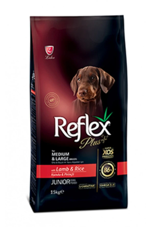 Reflex Plus Kuzulu Orta Büyük Irk Yavru Köpek Maması 15 Kg