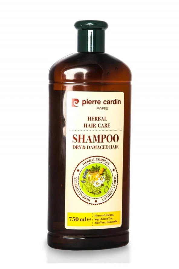 Pierre Cardin Herbal Bitkisel Şampuan - Kuru ve Yıpranmış Saçlar 750 Ml 39601 - 2