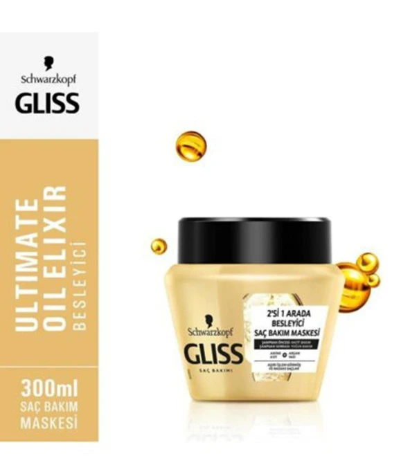 Gliss Saç Bakım Maskesi Ultimate Oil Elixir 300 Ml