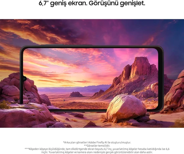 Samsung Galaxy A06 4 GB 128 GB Mavi (Samsung Türkiye Garantili) - 5