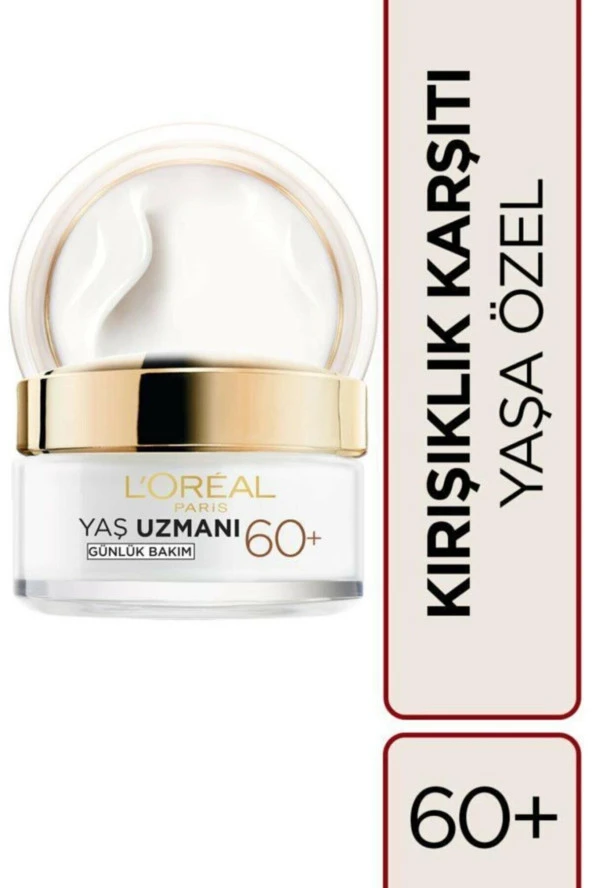 Loreal Paris Yaş Uzmanı 60+ Kırışıklık Karşıtı Besleyici Krem