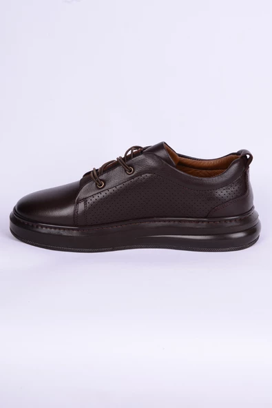 Pierre Cardin 9701 Casual Deri Ortopedik Günlük Kahverengi Erkek Ayakkabı - 3