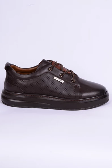 Pierre Cardin 9701 Casual Deri Ortopedik Günlük Kahverengi Erkek Ayakkabı - 1