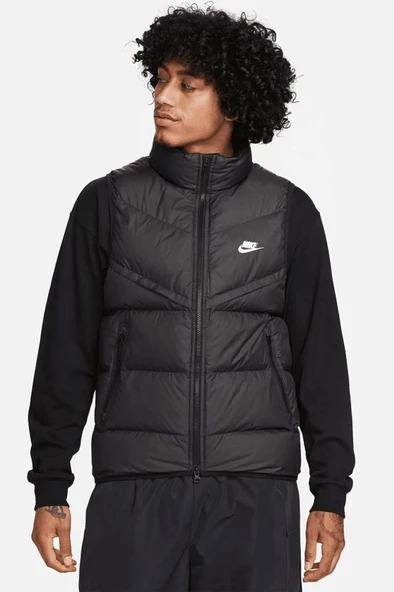 Nike Storm-Fıt Windrunner FB8193-010 Siyah Erkek Yelek