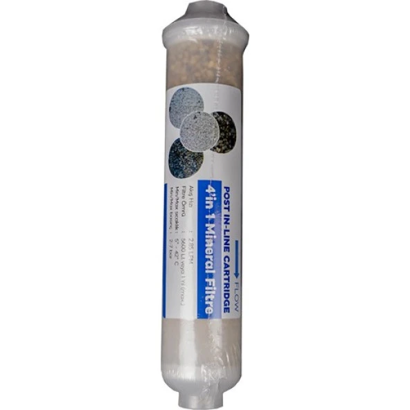 Aquames - Su Arıtma Cihazları Için 10" Mineral Filtre 4 Aşamalı
