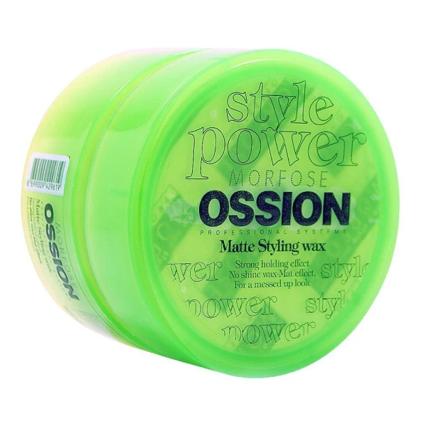Morfose Ossion Matte Styling Wax Yeşil 100 Ml