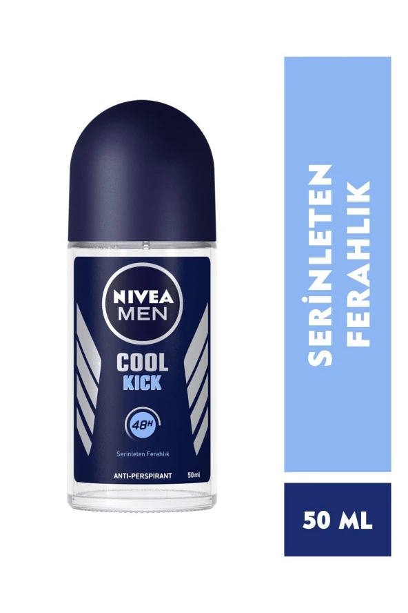 Nivea Men Erkek Roll On Deodorant Cool Kick 50Ml