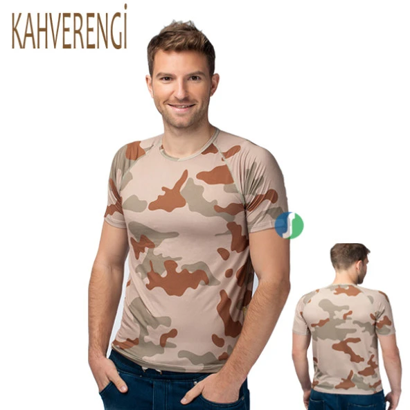 Micro Tshirt 18-025 Brown/Kahverengi S