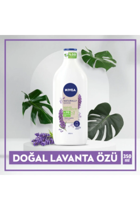 Nivea Naturally Good Vücut Losyonu Lavanta 350 ml