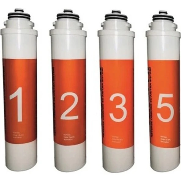 Baransell Waterlife Uyumlu Tak Çevir Su Arıtma Filtre Seti (Ilk 3 Aşama + 5. Aşama)