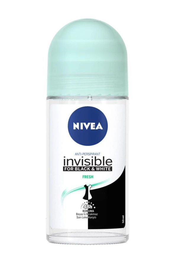 Nivea Roll-On Black ve White Invisible Fresh 50 ml Kadın