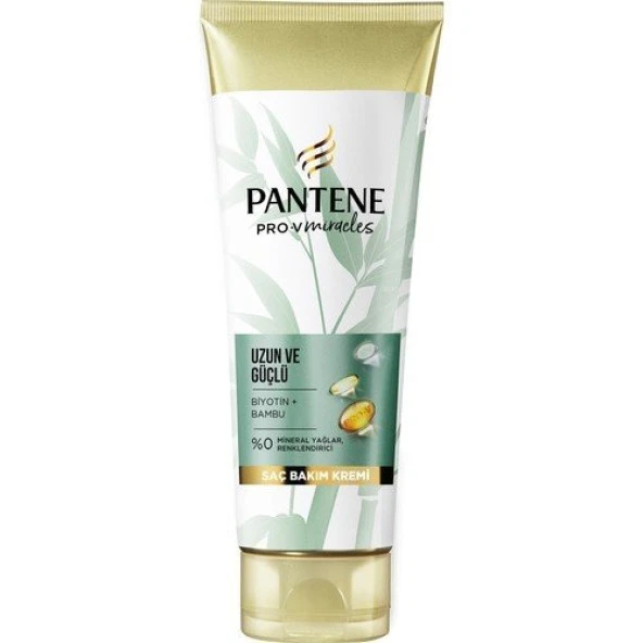 Pantene Uzun ve Güçlü Yeniden Yapılandırıcı Saç Bakım Kremi 275 Ml Bambu ve Proteinli - 2