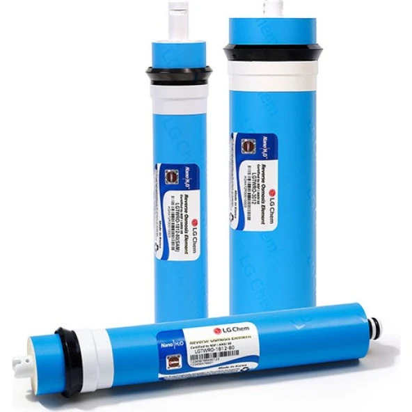 Aqualine Açık Kasa Tech Tecflo Su Arıtma Cihazı Filtre Seti 5 Adet LG Membranlı Çift Carbon Filtreli - Resim 2