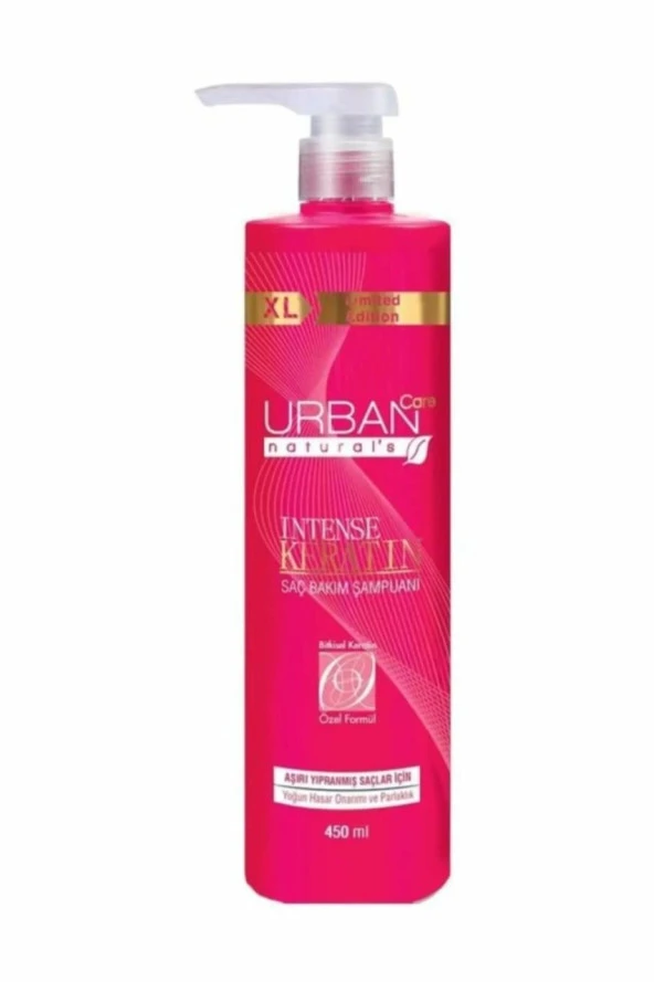 Urban Care Şampuan Intense Keratin 450 Ml Aşırı Ypranmış Saçlar