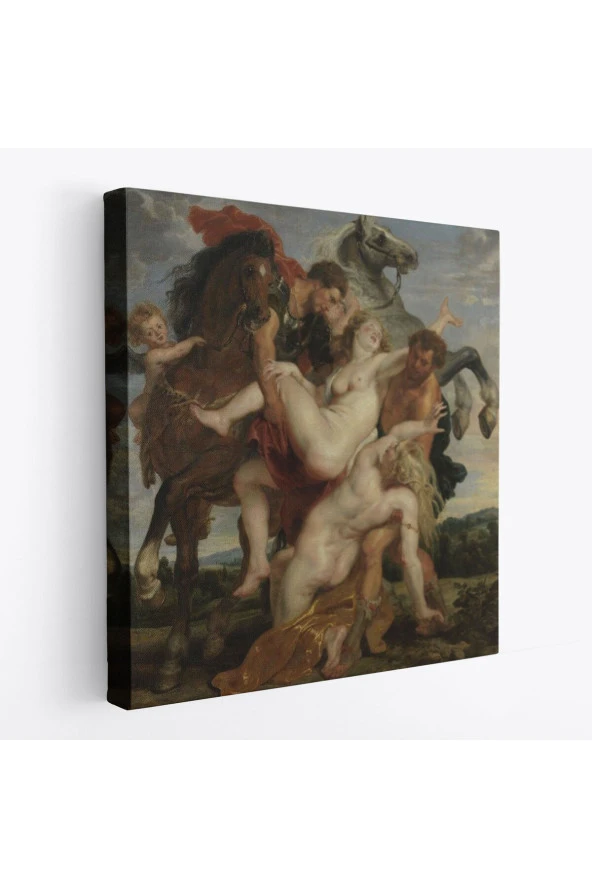 Peter Paul Rubens The Rape of Leucippus' Daughters Kanvas Tablo