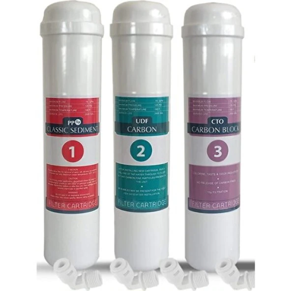 Aqua Lg 12" Inline Filtre Seti