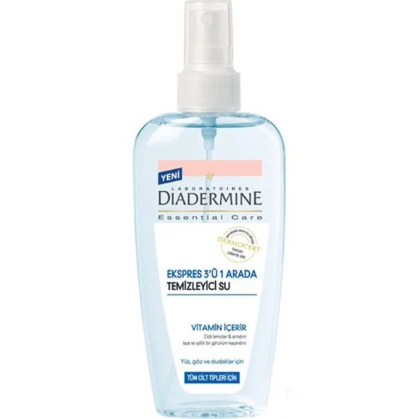 Diadermine Esential Care 3 ü 1 Arada Makyaj Temizleme Suyu 200 ml