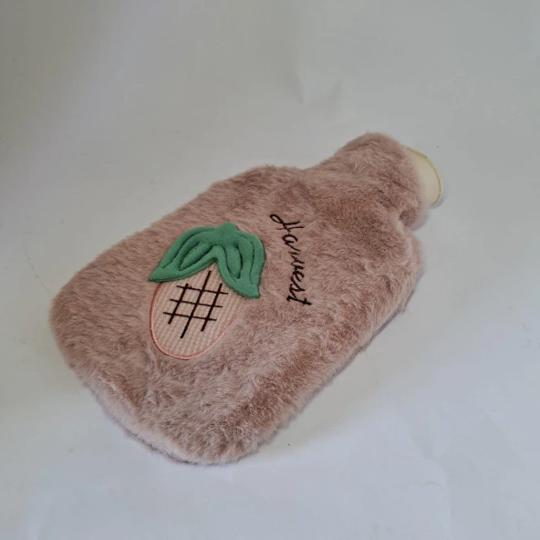 Çocuk Peluş Sıcak Su Torbası Sütlükahve Sevimli Puffy Mini Sıcak Su Torbası Yıkanabilir 26-17 cm - 3