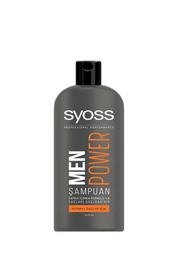 Syoss 500 Ml Şampuan Men Power Normal - Güçlü Saçlar