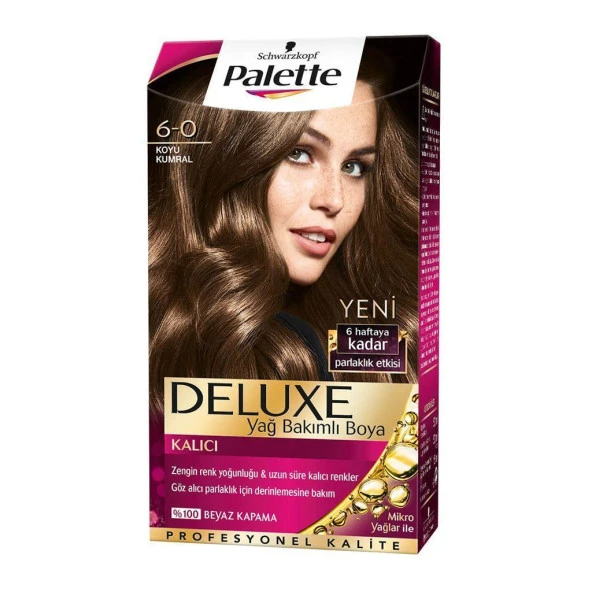 Palette Deluxe Saç Boyası 6.0 Koyu Kumral