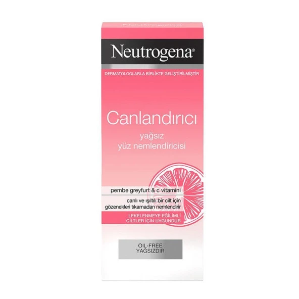 Neutrogena Canlandırıcı Yağsız Yüz Nemlendirici Krem 50 Ml Pink