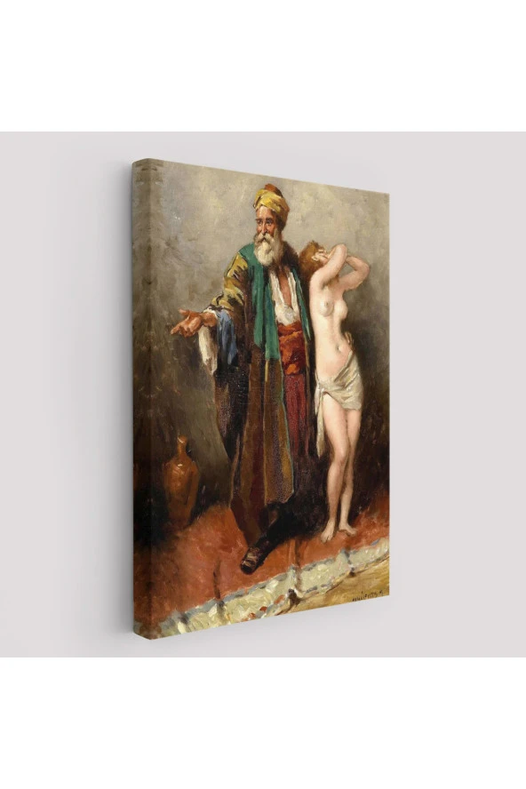 Çıplak Arap Cariyesi Dekoratif Duvar Yüksek Kaliteli Kanvas Canvas Tablo