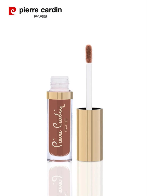 11281 - Pierre Cardin Matt Wave Liquid Lipstick – Mat Likit Ruj – Terracotta - Resim 2