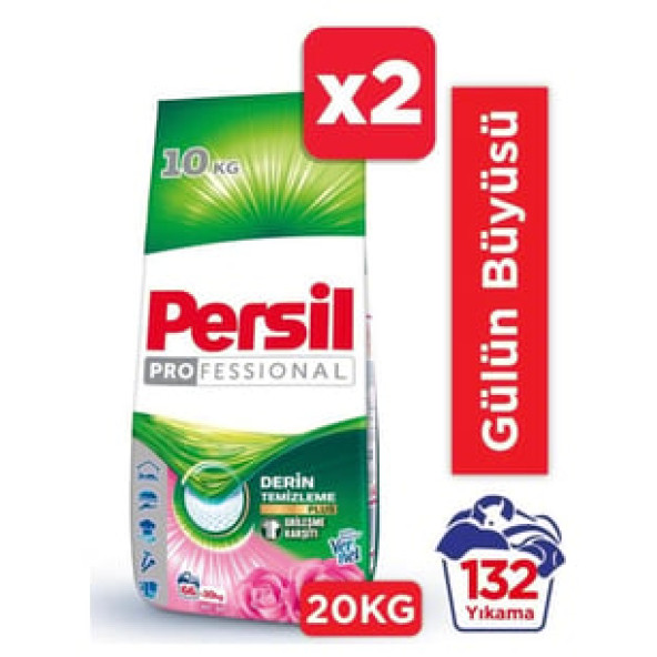 Persil Professional Gülün Büyüsü 10 kg 2'li Toz Deterjan