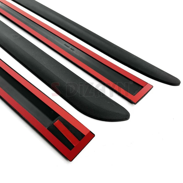S-Dizayn Ford Fiesta ABS Plastik Yan Kapı Koruma Çıtası 2009-2017 A+ Kalite - 4