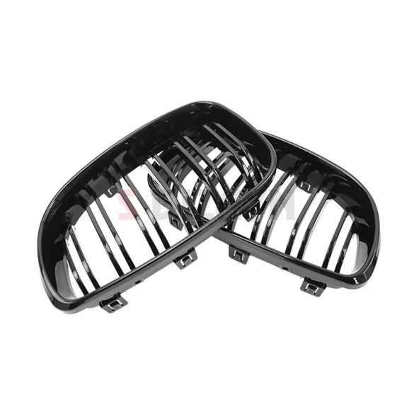 S-Dizayn Bmw 1 Serisi E81/E87 Ön Panjur Böbrek Parlak Siyah Piano Black M1 Model 2008-2012 - Resim 4