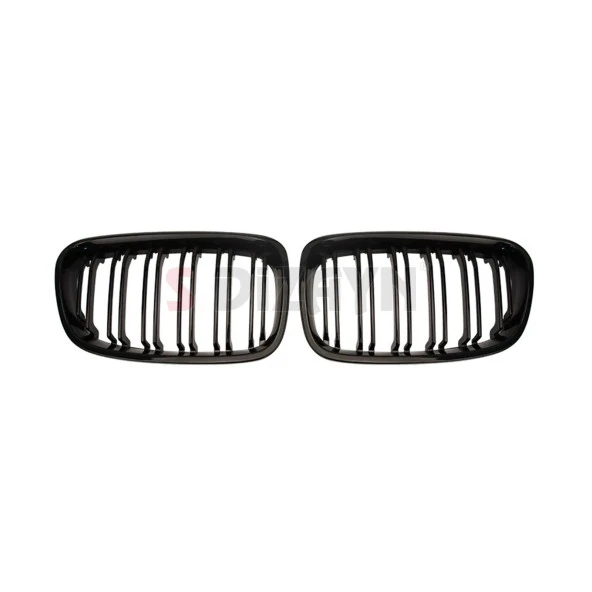 S-Dizayn Bmw 1 Serisi F20/F21 Ön Panjur Böbrek Parlak Siyah Piano Black M1 Model 2011-2015 - Resim 3