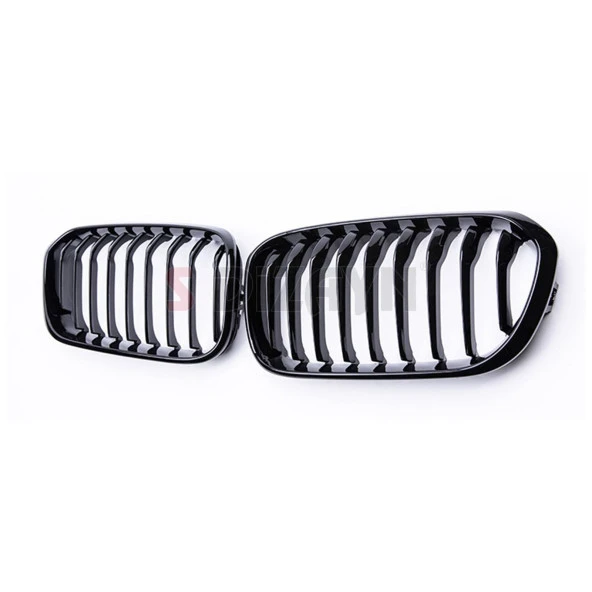 S-Dizayn Bmw 1 Serisi F20/F21 Ön Panjur Böbrek Parlak Siyah Piano Black Düz Model 2015-2019 - Resim 4