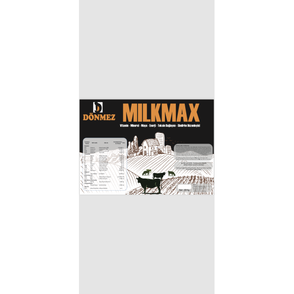 VİTAMİN TOZU SÜT PREMİKS ( 20 KG) MİLKMAX - 2