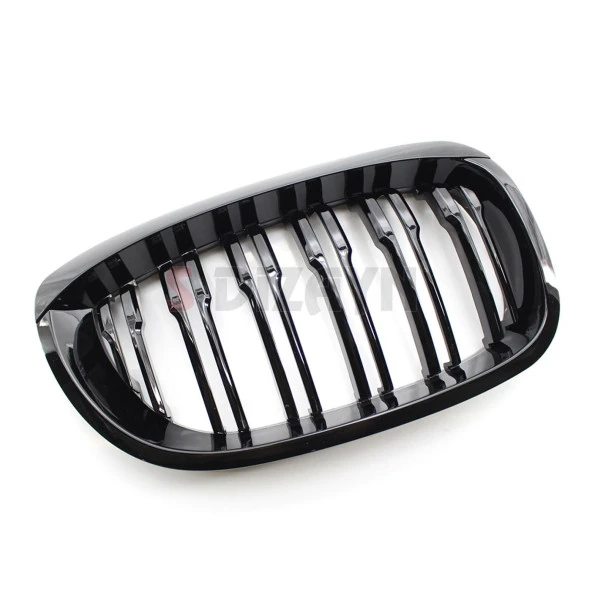 S-Dizayn Bmw 3 Serisi E46 Coupe Ön Panjur Böbrek Parlak Siyah Piano Black M3 Model 2002-2005 - Resim 4