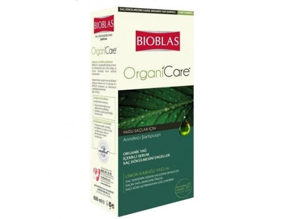 Bioblas Organicare Şampuan 550 Ml Yağlı Saçlar