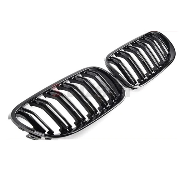 S-Dizayn Bmw 3 Serisi Coupe E92/E93 Coupe Ön Panjur Böbrek Parlak Siyah Piano Black M3 Model 2010-2014 - Resim 4